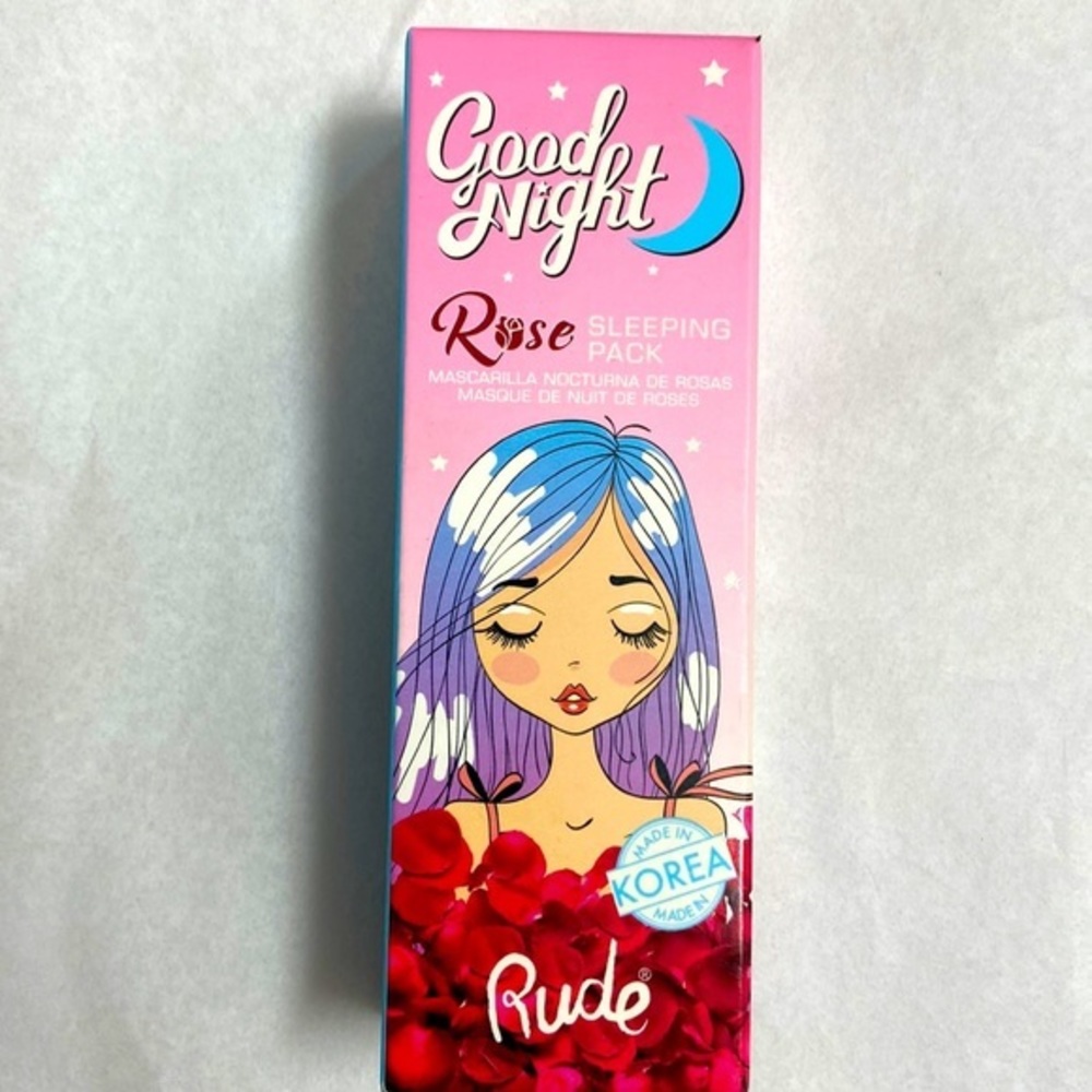 Rude Good Night Rose Sleeping Pack
